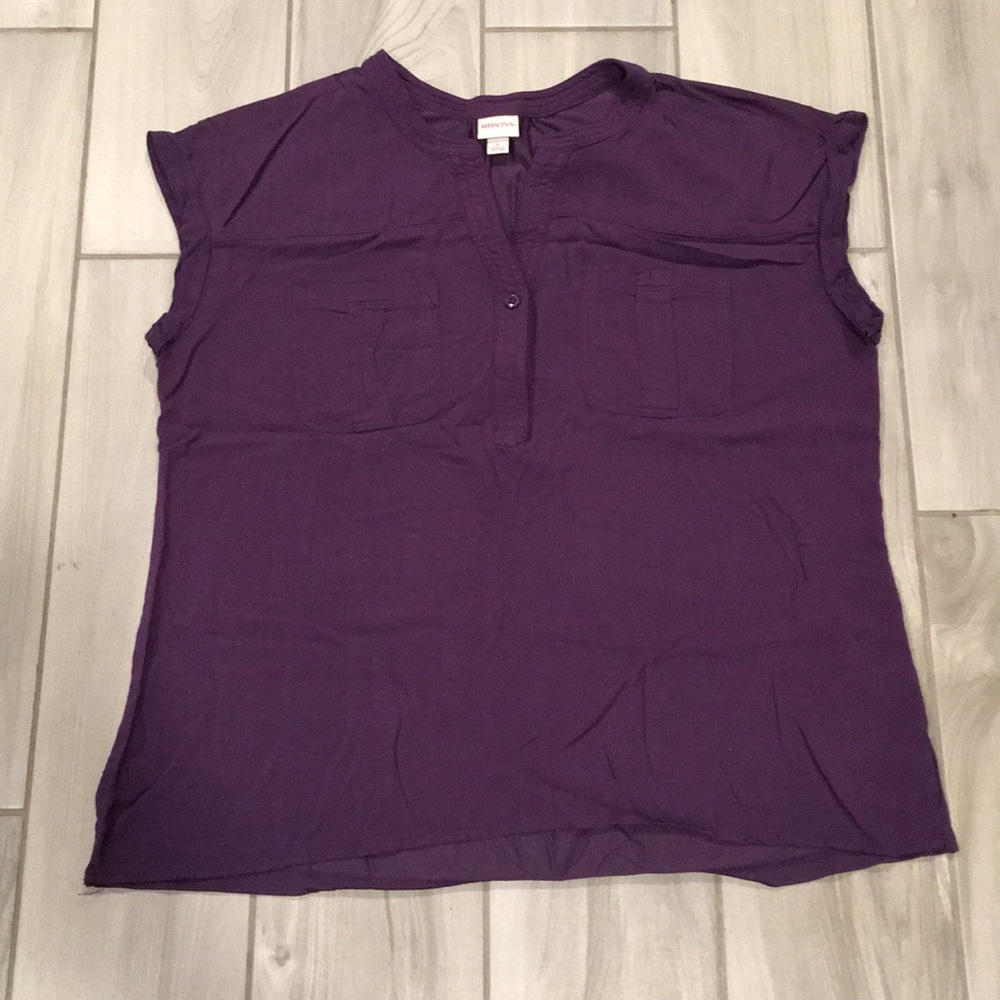 Merona plum top size L